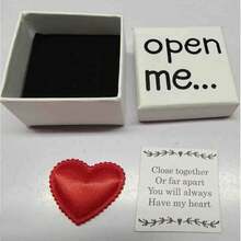 Resin Heart Open Me Surprise Gift Box With I Love You Message Card – Perfect For Birthdays, Weddings, Anniversaries, Valentine's Day, And Special Occasions - Multicolor - View 7