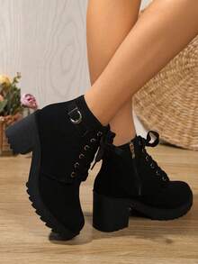 A Pair Of Winter Boots Suitable For Elegant Women - 黑色888 - 查看 5