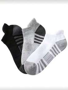 6 Pairs Men's Fashionable High-Quality Low-Cut Ankle Socks, Mesh Breathable Multifunctional Casual Basketball Sports Boat Socks
