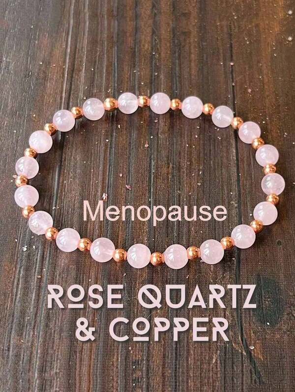 8mm Orange Quartz, Red Gradient, Wealth Gemstone Elastic Bracelet - Prosperity Blessing, Perfect Gift For Any Occasion