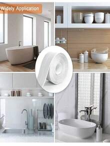 1PC Self-Adhesive Bathroom Sealing Tape High-Strength Waterproof For Bathtub Shower Sink Toilet Floor Wall High-Strength Waterproof Self-Adhesive Tape DIY Waterproof Solution For Bathroom Kitchen Sealing - Multicolor - View 5