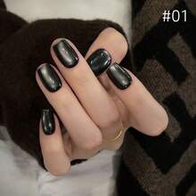 10ml/Bottle Linglong Island Mirror Satin Glass Bead Magnetic Cat Eye 2026 New Hot Selling Nail Polish Gel Crystal Color Cat Eye Nail Gel Suitable For Christmas, French, Black, Blue Manicure, Autumn/Winter Nail Art, Salon Use Nails - 彩色 - 查看 16