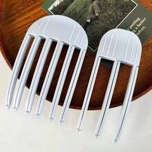 2个高冠造型发夹，自然蓬松发根增发器，卷发丸子头造型器，适用于柔软短发的手动造型工具，生日礼物，情人节礼物，返校礼物