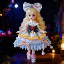 New 6-Inch BJD Doll Clothes, 30cm Doll Dress & Jacket Set (Doll, Shoes, Socks Not Included)