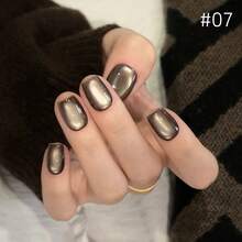 10ml/Bottle Linglong Island Mirror Satin Glass Bead Magnetic Cat Eye 2026 New Hot Selling Nail Polish Gel Crystal Color Cat Eye Nail Gel Suitable For Christmas, French, Black, Blue Manicure, Autumn/Winter Nail Art, Salon Use Nails - 彩色 - 查看 20