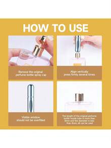 Mini Refillable Perfume Portable Atomizer Bottle Refillable Perfume Spray, Refill Pump Case For Traveling And Outgoing (5ml, 4 Pack) - Multicolor - View 8