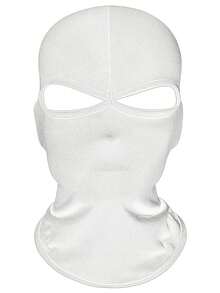 Set de 3 máscaras faciales térmicas de doble orificio para hombres - Cobertura completa de la cara en negro y blanco, adecuada para esquiar, ciclismo y deportes al aire libre durante todo el año | Tela de poliéster resistente al viento y bloqueadora de rayos UV | Máscara facial deportiva casual para todas las estaciones con cobertura completa de la cara - Multicolor - Ver 13