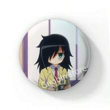 58mm 新款趣味动漫《丧女》黑木智子后室徽章胸针，动漫抱枕胸针，包包配饰装饰，朋友礼物，圣诞风格 - 58 mm - 查看 19