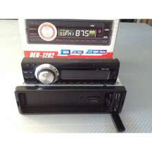 OISE ART STORE Stereo Auto Autoradio Aux Mp3 Slot Usb Sd Radio Fm Frontalino Estraibile Mod1202 - - Multicolore - Visualizzare 3