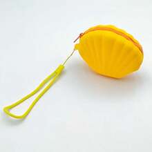 New Shell Shaped Coin Purse Lipstick Case Card Holder Bluetooth Earphone Storage Bag Handheld Soft Silicone Card Key Coin Pouch Multi-Functional Waterproof Silicone Storage Bag Holiday Gift For Women Money Wallet Mini Wallet Purse Wallet Small Wallet Wristlet Wallet Coin Wallet - Multicolor - View 15