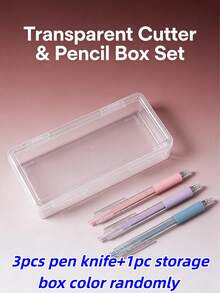 1把精密工艺刀 - 可伸缩刀片，符合人体工学的手柄，适用于艺术家、手工艺者和DIY项目 - 办公和学校的多功能工具。使用前，请先在纸上测试。将刀片与纸张呈45度角，然后沿刀片方向切割。