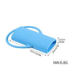 1pc Color Silicone Portable Lighter Case, Lighter Case With Storage Function, Suitable For Smoking Accessories - Multicolor - View 4