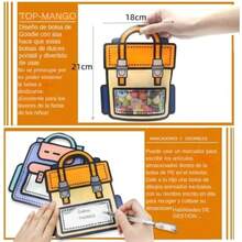 30 Bolsas de Regalo para Fiesta con Asa, Bolsas de Regalo Cumpleaños Reutilizables, Empaque de Fiesta Bonito para Dulces y Pequeños, para Almacenar Artículos Pequeños (Color )(Naranja) - Multicolor - Ver 3