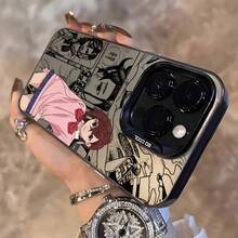 Funda para Teléfono Anime " Armed Ayases Momo", Compatible con for  16, 15, 14, 13, 12, 11 Pro Max, X, XR, XS Max, 8, 7 Plus - Cubierta Trasera Mate Antigolpes - Color 1 - Ver 5