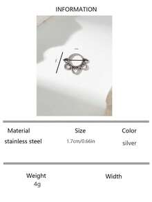 1pc Unisex Gothic Retro Punk Style Nose Ring, Suitable For Parties And Music Festivals