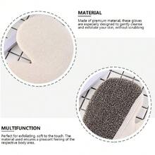 Guantes Exfoliantes De Ducha 2 Piezas Guantes Para Baño Y Exfoliación Corporal Suaves Y Espumosos Para Limpieza Profunda Y Piel Suave En Brazos Y Espalda,36983200 - Multicolor - Ver 5
