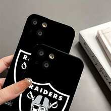 Funda de teléfono de  Nation, compatible con teléfonos ,  17,  16 Pro Max,  15 Pro Max,  13 y  12. Fabricada en TPU, ofrece protección contra golpes y caídas. Perfecta para aficionados, entusiastas del deporte, regalos para el día del partido y celebraciones previas al partido. - Negro - Ver 8
