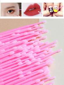 300/900pcs 3-In-1 Disposable Eyelash Extension Brush Set - Eyelash Brush, Micro Cotton Swabs, Lip Brush, Makeup Brush, Brush Set - Multicolor - View 4