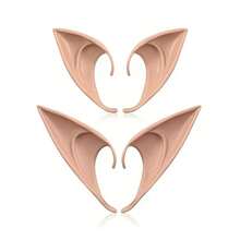 1/2 件套魔法精灵仙女耳朵 - 角色扮演仙女精灵耳朵、精灵耳朵、派对服装、化装舞会配饰，适合文艺复兴时期、角色扮演、万圣节派对、圣诞节、生日、各种电影和微缩胶片拍摄、摄影等。 - 膚色 - 查看 14