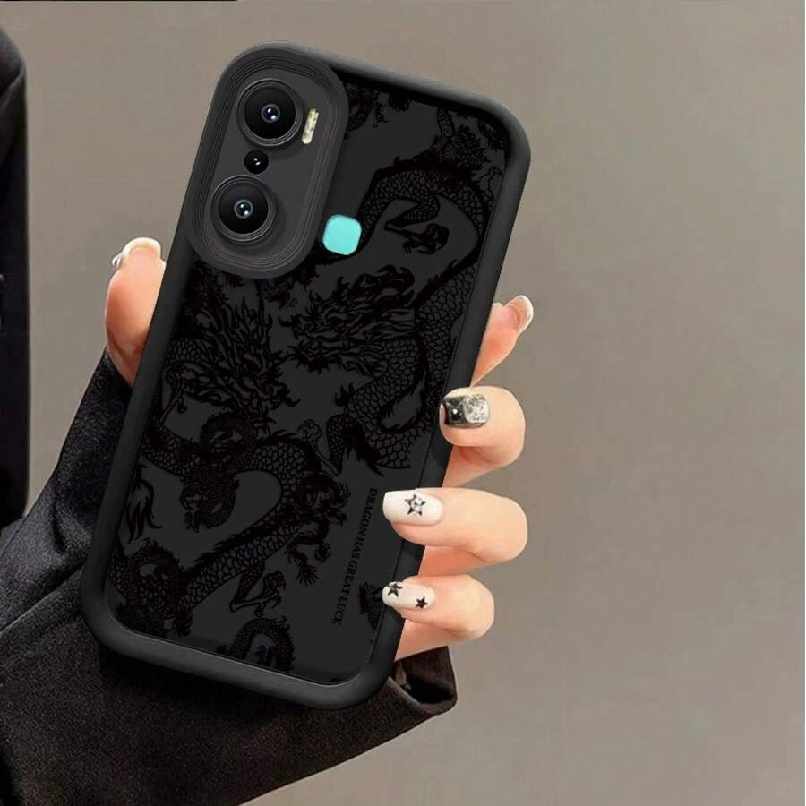 Funda para teléfono compatible con iPhone 17 aire/16/15/14/13/12/11. Profesional máximo 14/15/16 Además, 16E, 12/13mini, X/XS/XR/XSMax, compatible con Samsung Galaxy. A03/A03S/A04/A04E/A05/A05S/A06/A12/A13/A15/A16/A21S/A24/A25/A32/A34/A35/A54/A55, S20/S21/S22/S23/S24 FE/Plus/Ultra, F15, M35/M55, Note20/Note20Ultra Funda para teléfono, carcasa suave de TPU, protección total antideslizante y anti-caída, serie Sky Eye, carcasa suave de TPU, estilo coreano minimalista - Negro - Ver 1