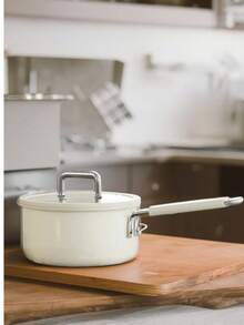 家用陶瓷釉面奶锅，适用于电磁炉的釉面奶锅和汤锅，多功能大容量不粘锅