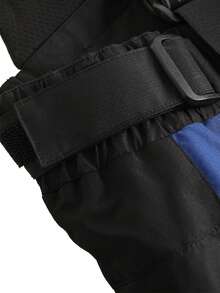 Quần trượt tuyết dày mới thu/đông 2025 dành cho nam, nhiều màu, có quai đeo có thể tháo rời và điều chỉnh, thích hợp cho hoạt động đi bộ đường dài và cắm trại ngoài trời - Màu xanh lam - Xem 8