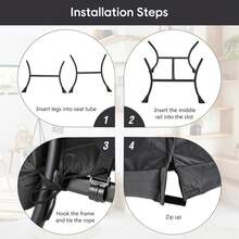 Silla tapizada plegable con otomano, moderna, grande, con reposabrazos, para descanso, ocio, lectura, para recámara, oficina, gris oscuro-f - Beis - Ver 7