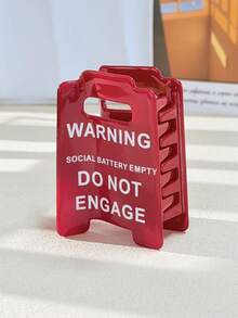 1个女士“过度兴奋”警告标志发夹，“远离”标志发夹，趣味黄色发夹，适合浓密蓬松的头发，送给同事和朋友的礼物，波西米亚街头风发饰，时尚发夹，优雅发卡，精致爪夹 - 彩色 - 查看 9