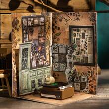 have a good day 10 Stücke/Packung Vintage Schrank Themen Aufkleber, Retro kreative ästhetische Aufkleber, DIY dekorative Collage Bastelmaterialien, Geschenke, personalisierte Scrapbooking Schulmaterialien Sammelalbum Zubehör Schreibwaren - Verschiedenfarbig - Übersicht 6