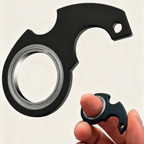 1pc Finger Spinner Keychain Stress Relief Toy