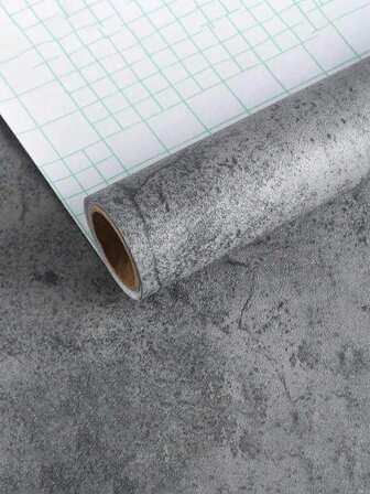 1 rulle självhäftande tapet med vintagecementmönster, vattentät väggdekor, lämplig för vardagsrum, sovrumsväggdekor, hotell, café, bibliotek och andra utrymmen, sovrumsdekorklistermärke, heminredning vardagsrumstapet väggdekor, festdekor, kontorsdekor, heminredning, badrumsdekor, rumsdekorationstillbehör, heminredningstapet