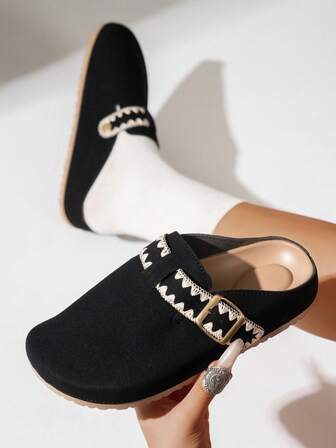 Sandalias casuales de moda para mujer, versátiles pantuflas para interiores/exteriores, sandalias deportivas populares