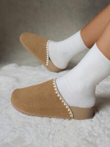 Fashion Women's Casual Sandals, Popular Indoor/Outdoor Slip-On Sporty Versatile Sandals - Brown - View 2