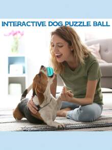 Dog Toy Ball, Dog Treat Ball, Bulk Interactive Dog Puzzle Toys, Chew Resistant Teething Toys Ball, Suitable For Small/Medium/Large Dogs And Kittens, Dog Pet Food Feeder, Chewing Cleaning Teeth Ball, Exercise Game, Intelligence Training - Multicolor - View 8