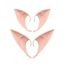 1/2 件套魔法精灵仙女耳朵 - 角色扮演仙女精灵耳朵、精灵耳朵、派对服装、化装舞会配饰，适合文艺复兴时期、角色扮演、万圣节派对、圣诞节、生日、各种电影和微缩胶片拍摄、摄影等。 - 膚色 - 查看 17