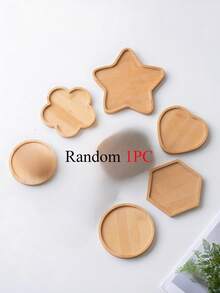 1pc Multi-Functional Wooden Tray With Star And Heart Patterns, Can Be Used As Jewelry Dish, Jewelry Tray, Necklace Tray, Ring Dish, Key Bowl, Decorative Plate, Ideal For Kitchen, Dining Room, Bedroom Decor, And Valentine's Day Gift For Women - Multicolor - View 15