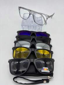 Men Eyewear Frames - Grey - View 3