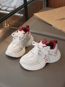 2026年秋季新款儿童时尚休闲轻便运动鞋，男女通用 - 白色 - 查看 2