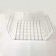 Extra Large Modern Storage Basket - No Assembly Required Hanging Organizer | Multi-Layer Mesh Design With Durable Metal Wire - Suitable For All Seasons, Space-Saving, Vertical Storage Solution For Kitchen, Dorm Desk, Etc. - Multipurpose Shelving Unit, Easy To Install - Multicolor - View 12