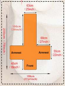 1pc All Season Jacquard Chenille Sofa Cushion, Style Pet-Friendly Anti-Dirty Anti-Slip Sofa Recliner Cover, Spring/Autumn Splash-Proof Anti-Scratch Sofa Protector Suitable For Single Seat Sofa Recliner