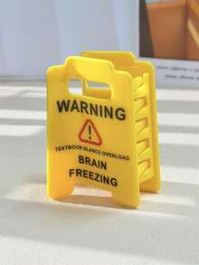 1个女士“过度兴奋”警告标志发夹，“远离”标志发夹，趣味黄色发夹，适合浓密蓬松的头发，送给同事和朋友的礼物，波西米亚街头风发饰，时尚发夹，优雅发卡，精致爪夹 - 彩色 - 查看 15