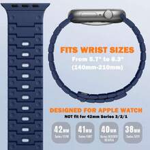 Bandletic - Silicone Magnetic Bands Compatible With ,37006849 - Navy Blue - View 5