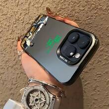 Funda para teléfono con temática de la serie "B-Breaking B-Bad", compatible con varios modelos de , incluyendo 17, 16E, 16, 15, 14, 13, 12, 11 Mini, Pro, Max, Air, X, XR, XSMAX, 8 y 7 Plus, con diseño de superficie mate y función anti-caída. - Colores mixtos - Ver 5