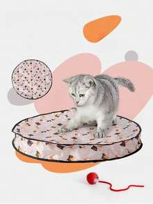 Cat Hunting Toy Set, Electric Cat Ball Toy With Lights, Chasing Hunting Pet Toys, USB Rechargeable, Kitten & Pet Supplies - Multicolor - View 3