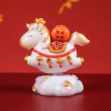 2026 New Bestselling Item - Cute Cartoon "Rolling Wealth" Feng Shui Decoration Statue, Office Desk Ornament, Symbolizing Good Fortune, Chinese New Year Gift For Colleagues, Boyfriends And Girlfriends (Pipes, Machinery, Office Desk Accessories)