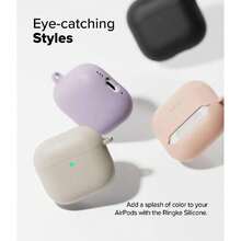 Silicone Case Compatible con Funda  4 Generación, Diseño de Doble Capa Resistente a Los Impactos, Carcasa Protectora de Silicona Líquida Premium y Suave - Black,37005527 - Negro - Ver 5