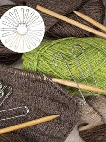 5-20pcs Large Size Garment Safety Pins, Heavy Duty Quilting Pins, Gold/Silver Decorative Pins, Suitable For Canvas, Wool Clothing Crafts And DIY Jewelry Crafts - Multicolor - View 4