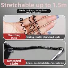 3/5pcs Desk Holder Fixed Gel Pen Counter Advertising Signature Pen Office School Stationery Table Gel Pen - Black - View 8