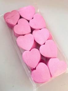 1000/200 Stück Nagelpflege-Tücher - Professionelle fusselfreie Nagellackentferner-Pads, UV-Gel-Reinigungstücher, unparfümierte Maniküre-Vorbereitung und Finish-Reinigungswerkzeug (Herzform) Nägel Nagelbedarf - Pink - Übersicht 7