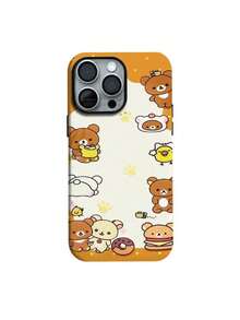 La funda de teléfono mate 2 en 1 con diseño de oso relajado para otoño e invierno es adecuada para iPhone 16, 16 Pro Max, 15, 15 Pro Max, 14, 14 Pro Max, 13, 13 Pro Max, 12, 12 Pro Max, 11 y 11 Pro Max.Tiene un acabado mate con grandes orificios para protección contra caídas, lo que lo convierte en un regalo perfecto para Navidad, Año Nuevo y Pascua, una opción ideal para familiares y amigos. - Blanco - Ver 7